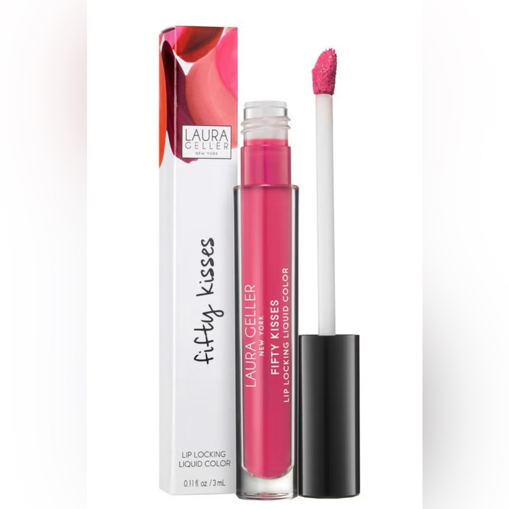 2/$25 LAURA GELLER LIP LOCKING LIQUID COLOR “MELON CRUSH” LIQUID LIPSTICK